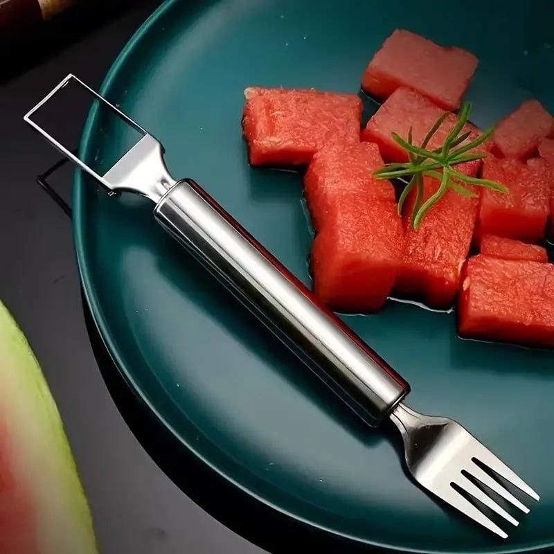 Watermelon Fork Cutter Slicer Tool 2-in-1