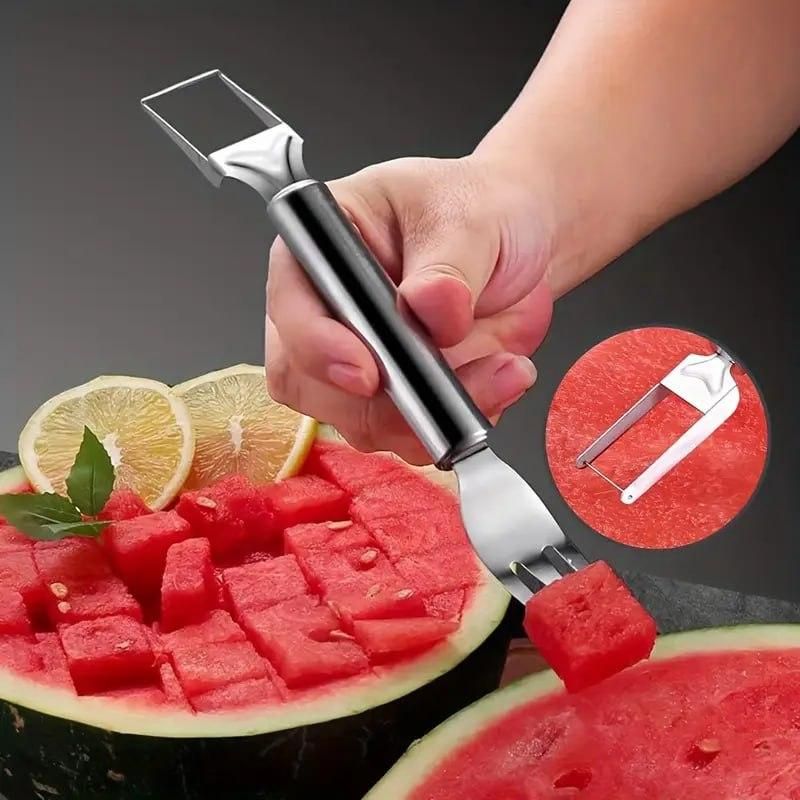 Watermelon Fork Cutter Slicer Tool 2-in-1